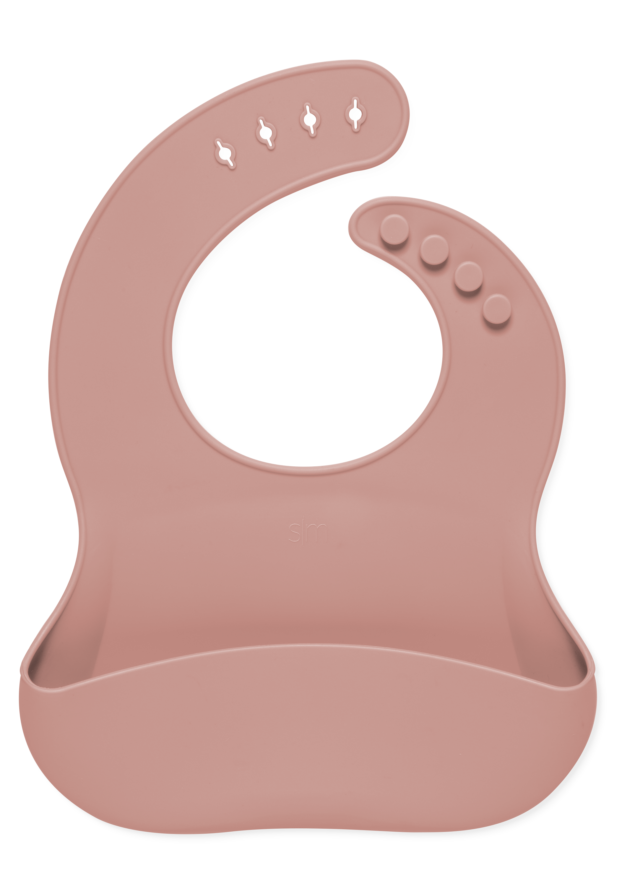 Bennett Silicone Bib - Mauve Me