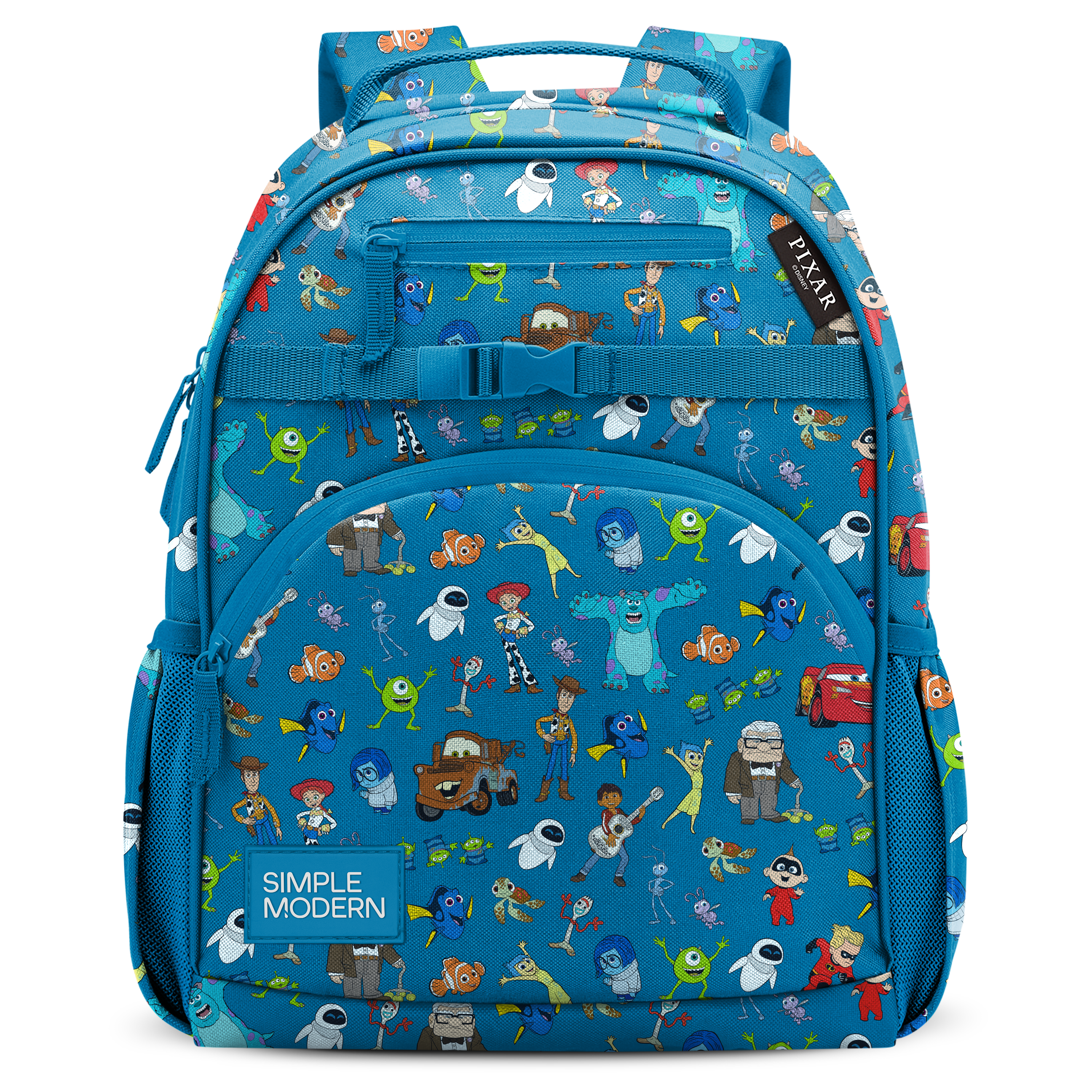 Fletcher Kids' Backpack - Medium - Pixar Mashup on Blue