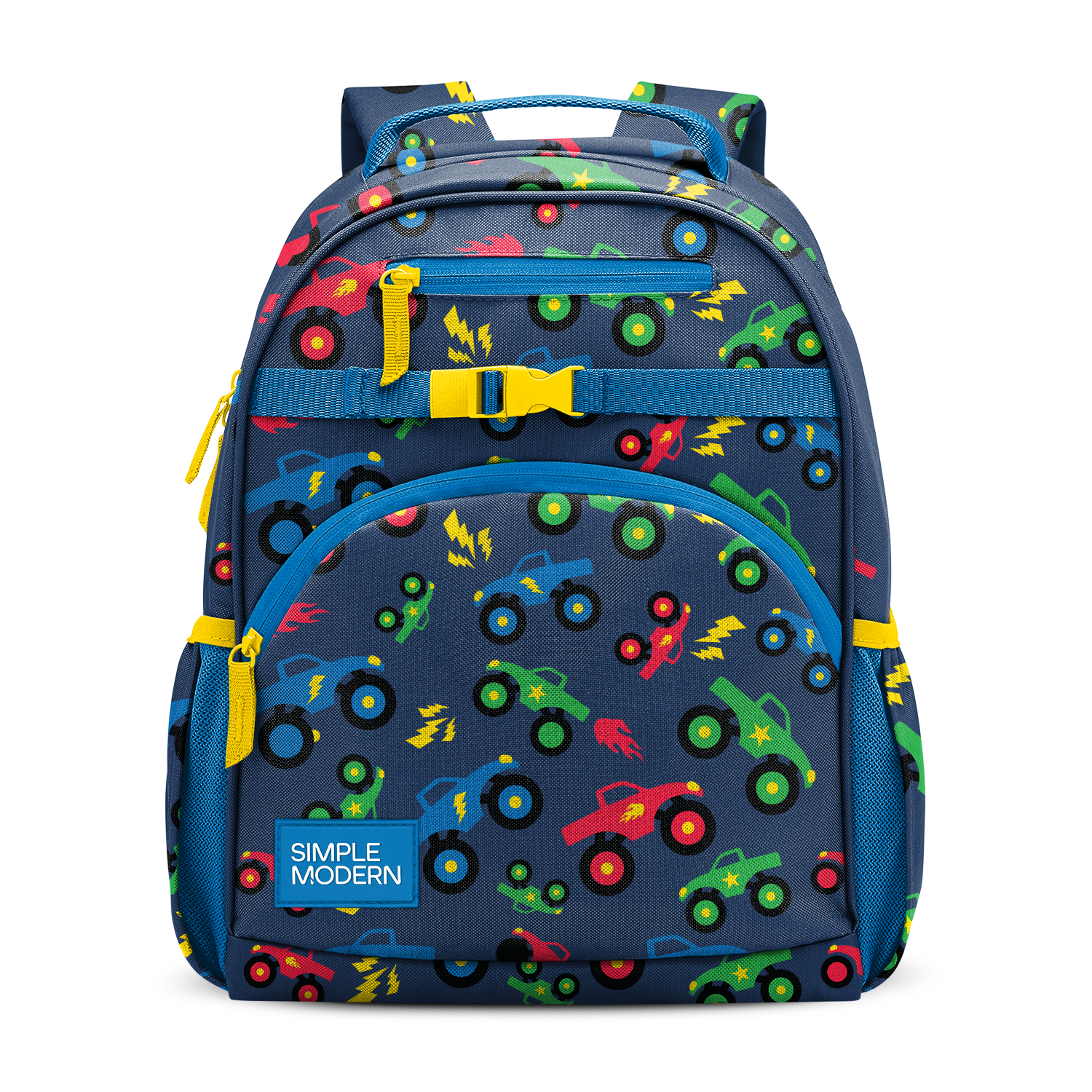 Fletcher Kids' Backpack - Medium - Monster Truck Rally
