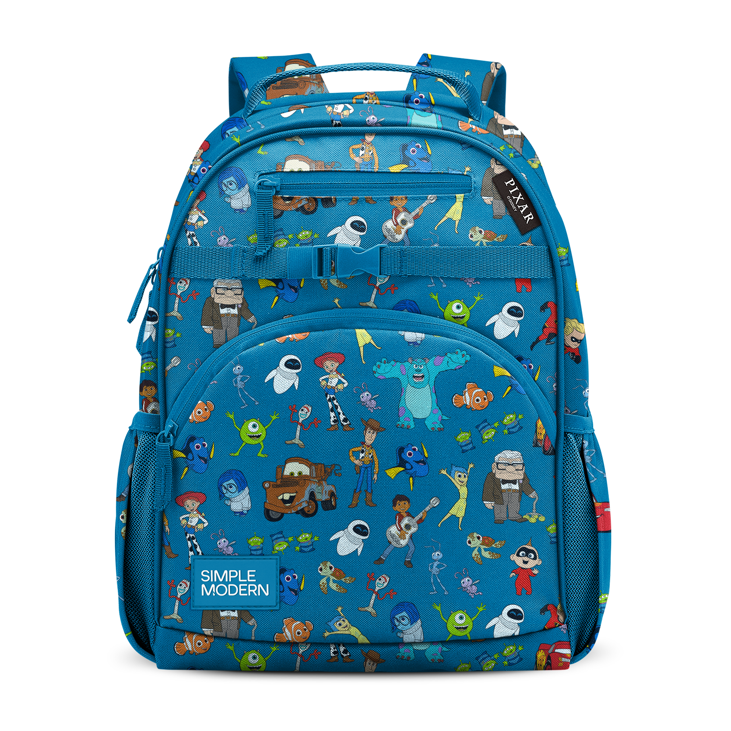 Fletcher Kids' Backpack - Large - Pixar Mashup on Blue