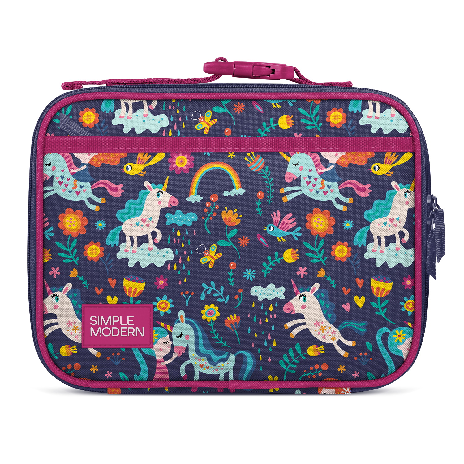 Hadley Lunch Bag - Unicorn Rainbows