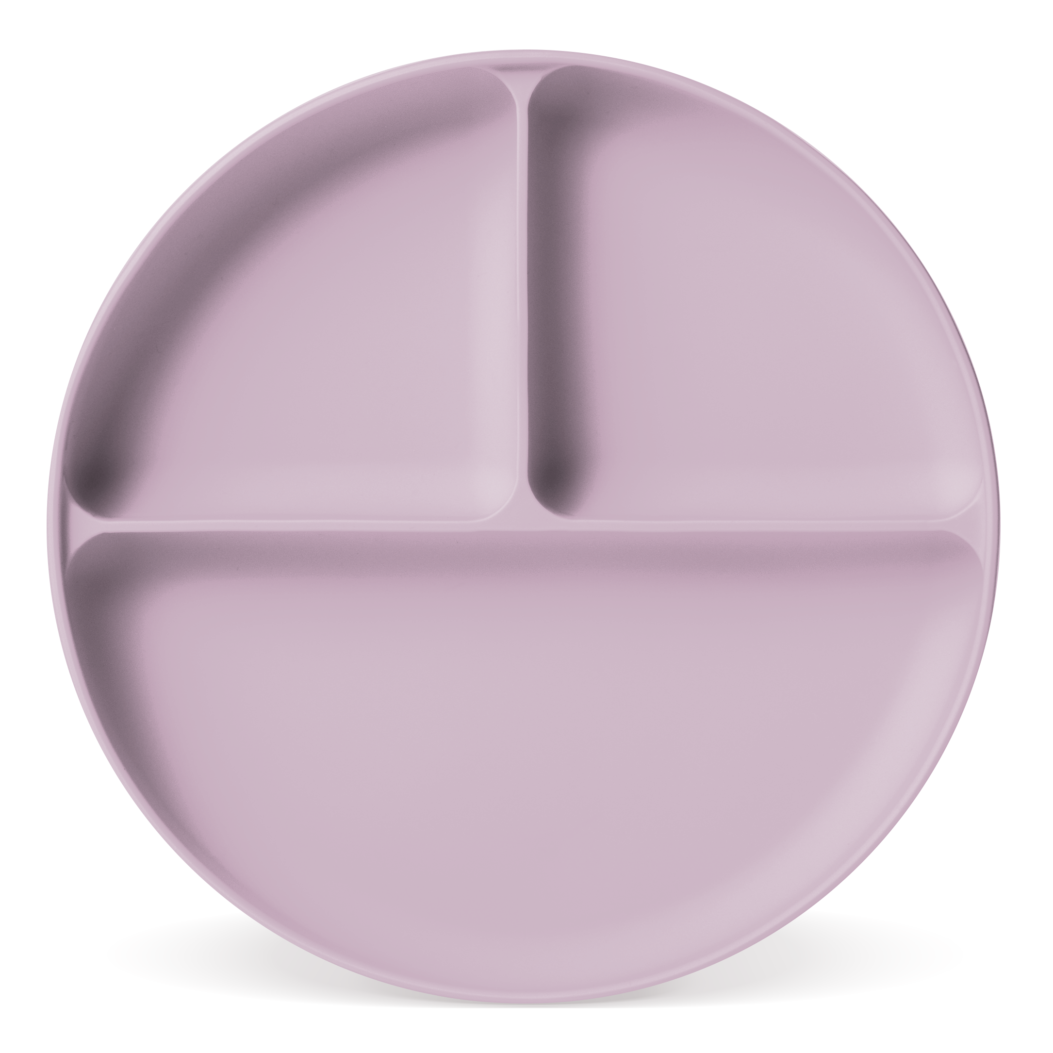 Parker Silicone Partitioned Plate - Lavender Mist