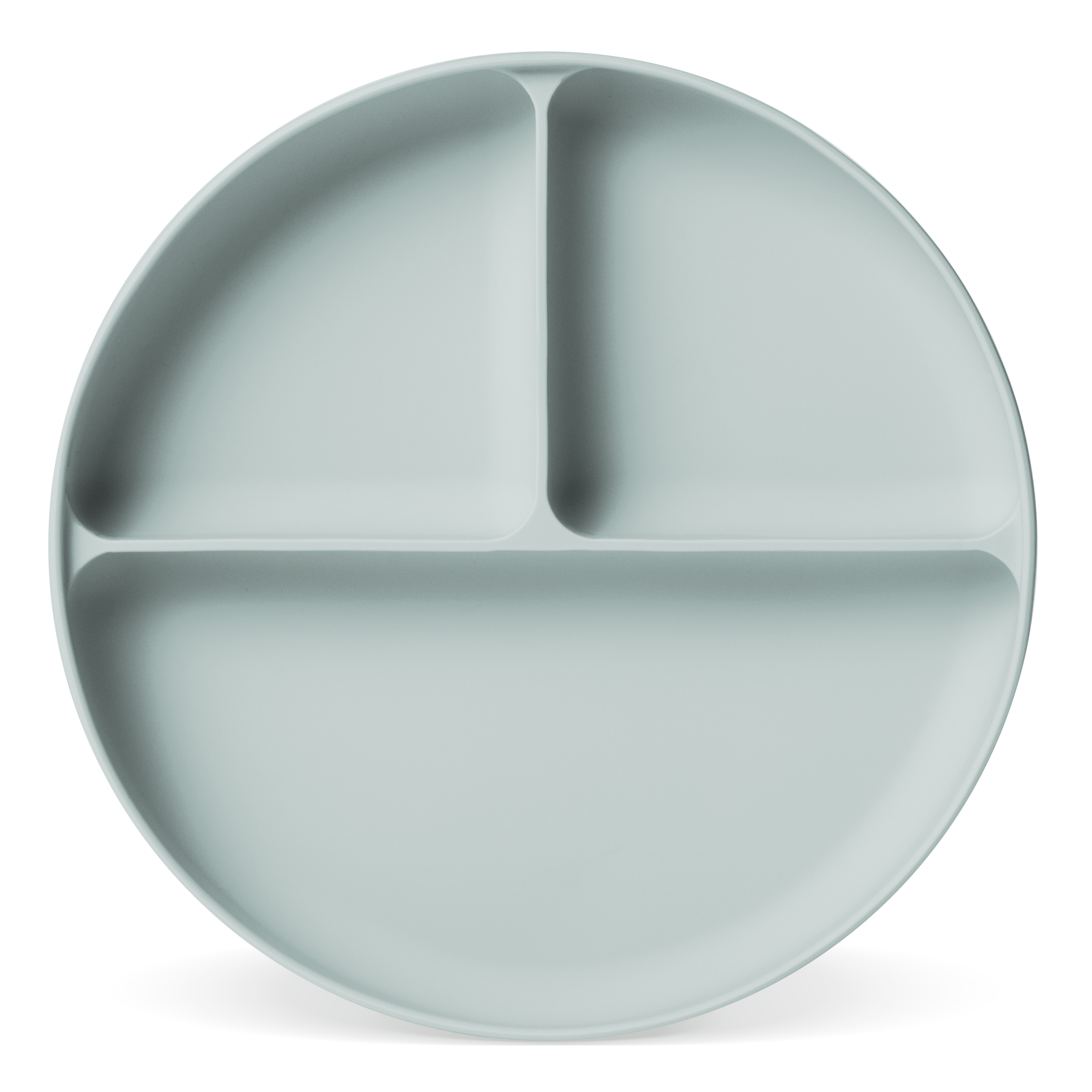 Parker Silicone Partitioned Plate - Sea Glass Sage