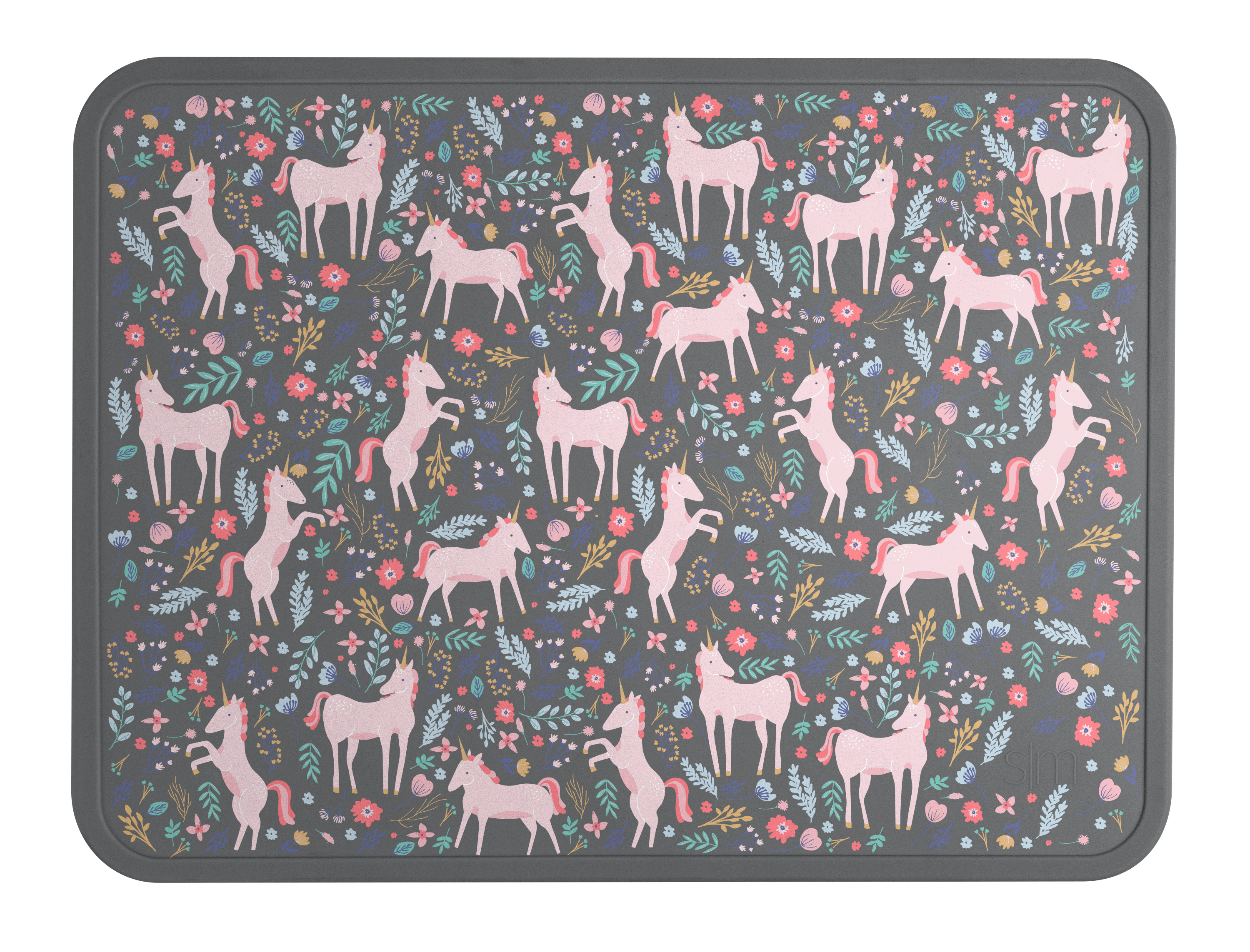 Piper Silicone Placemat - Unicorn Fields