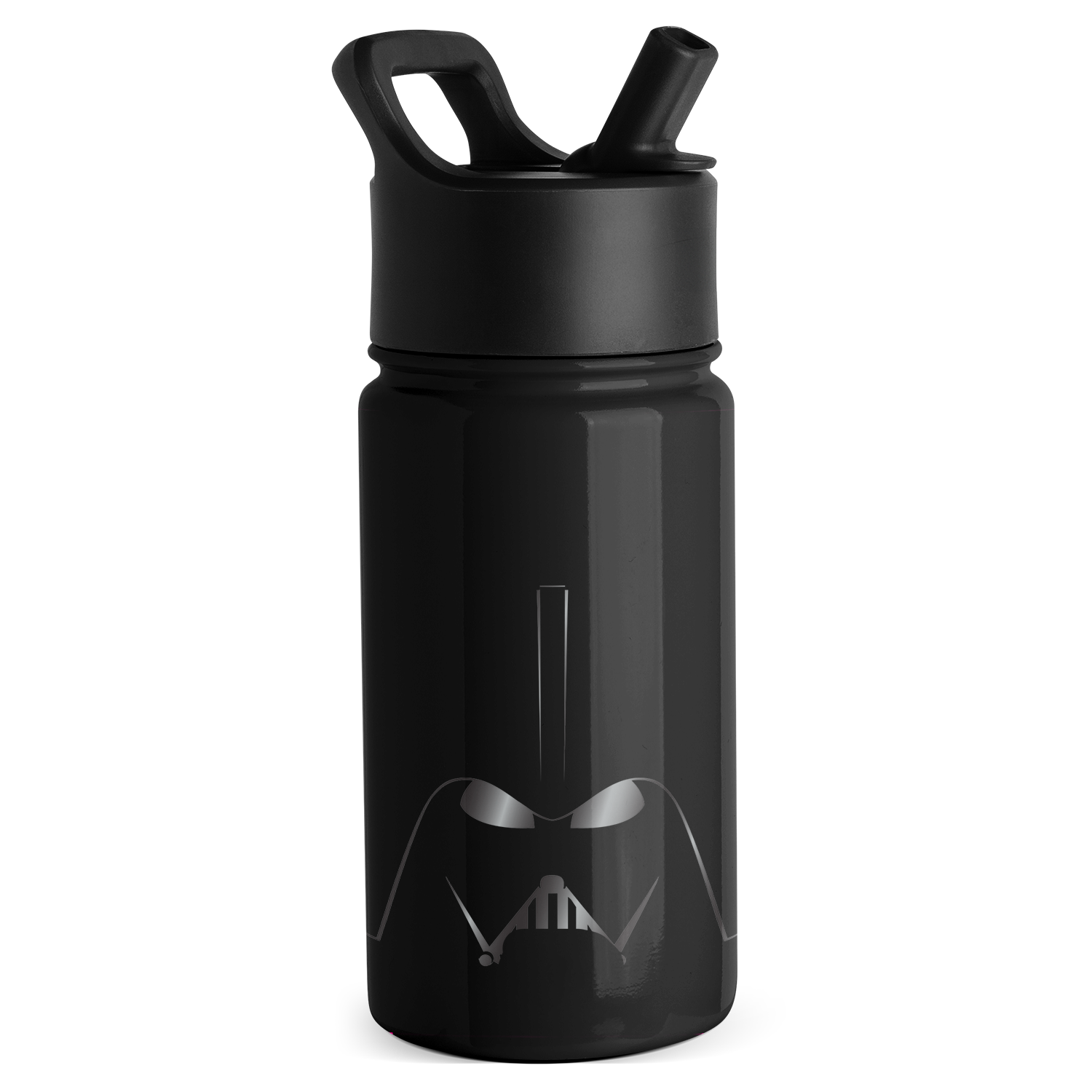 Summit Kids Water Bottle with Straw Lid - 14oz - Darth Vader / Straw / SM