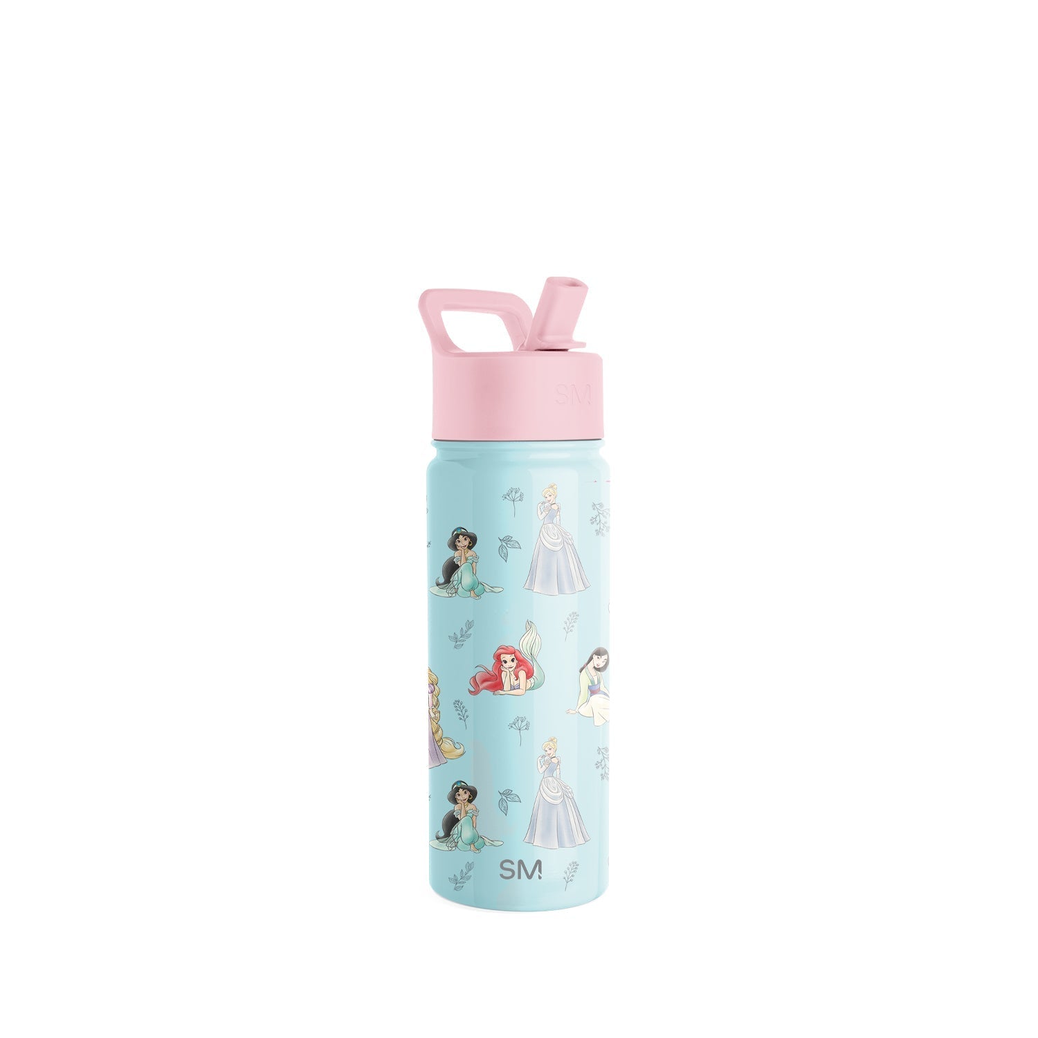 Summit Kids Water Bottle with Straw Lid - 18oz - SM - Disney Princess Royal Beauty