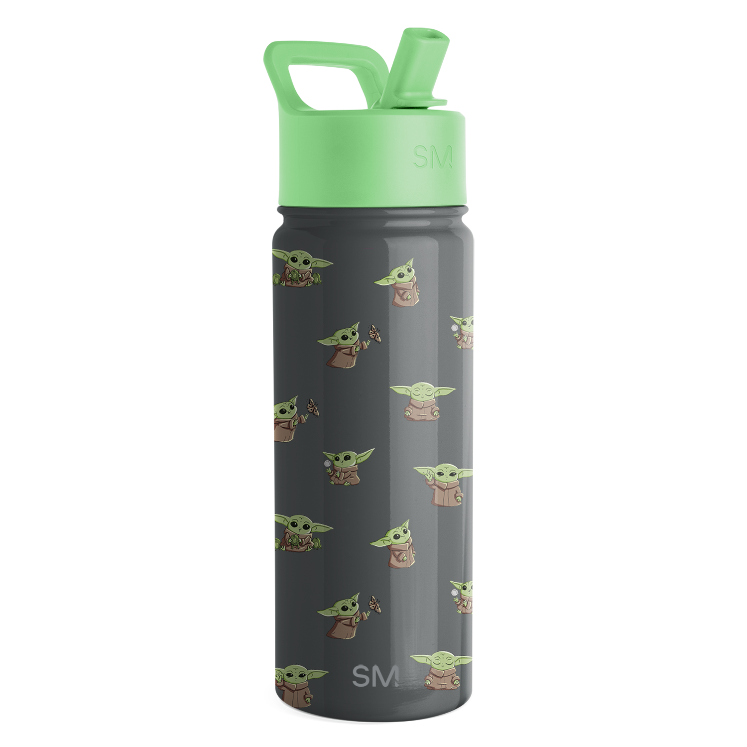 Summit Kids Water Bottle with Straw Lid - 18oz - SM - Grogu Force Strong