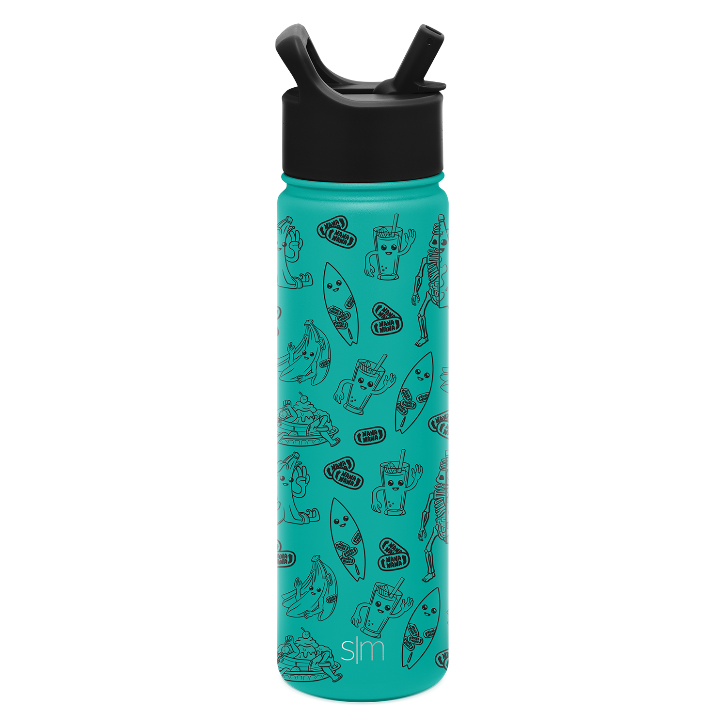 Summit Water Bottle with Straw Lid - 22oz / Fortnite Peely Mashup