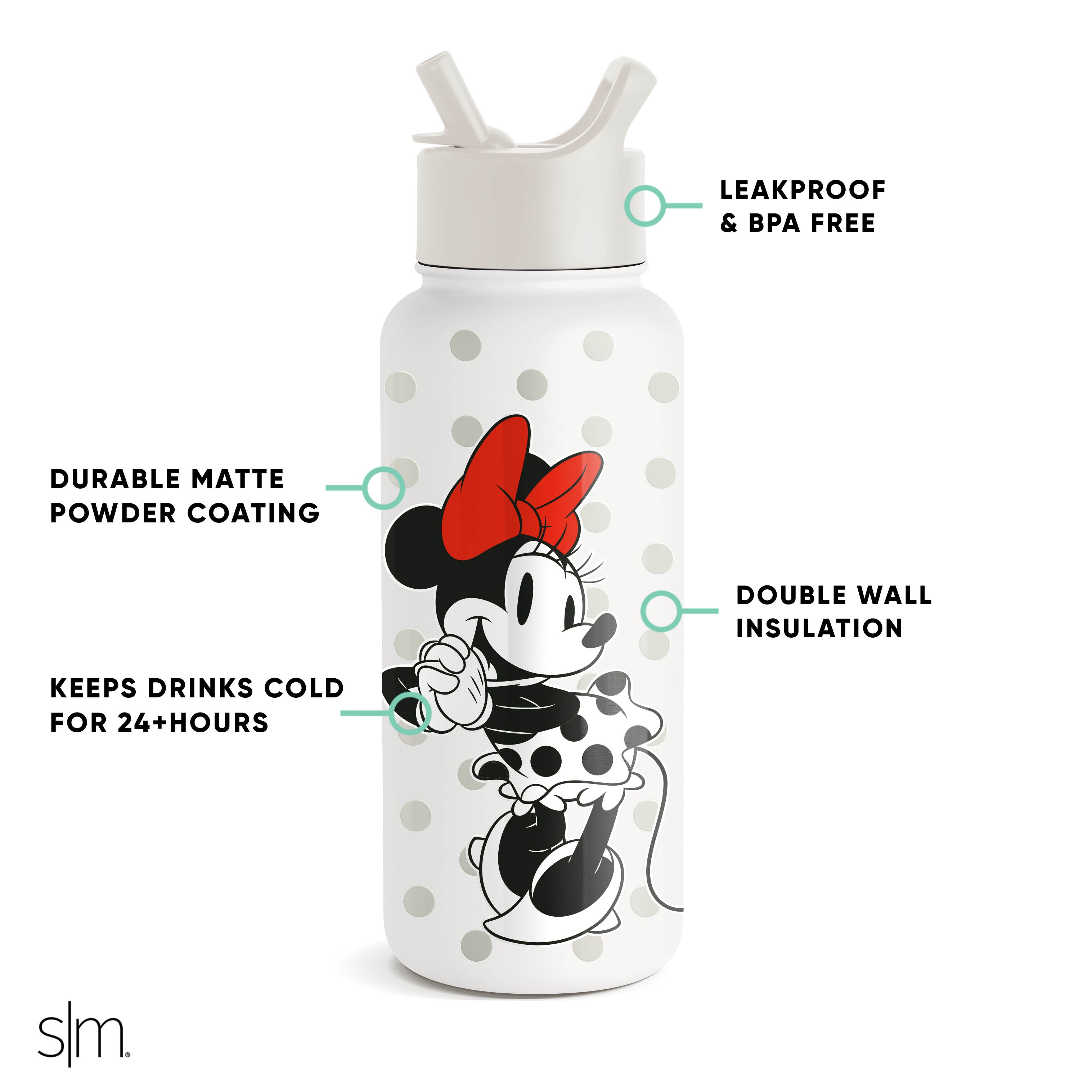 Disney Summit Water Bottle with Straw Lid