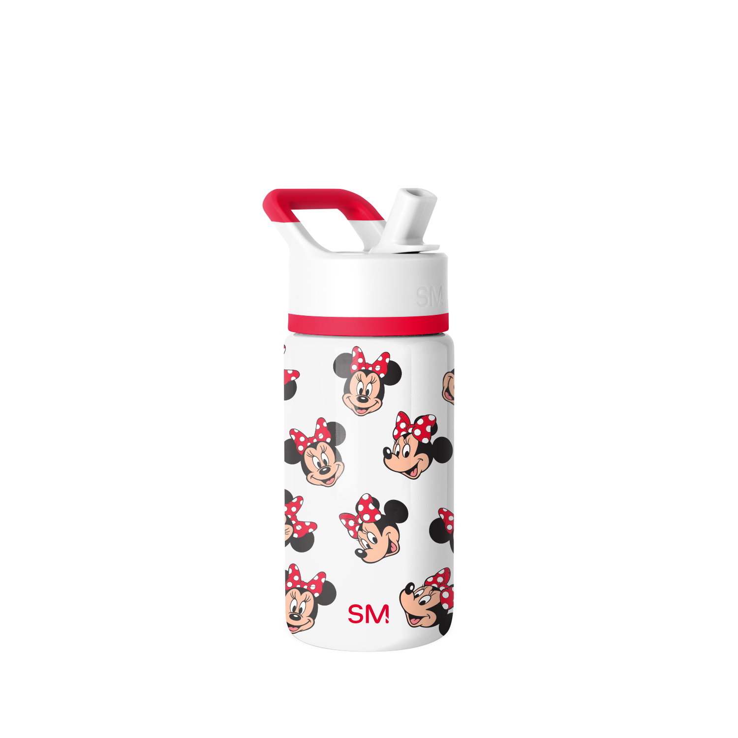Summit Kids Water Bottle with Straw Lid - 14oz - Minnie Mouse Fun / Straw / SM2