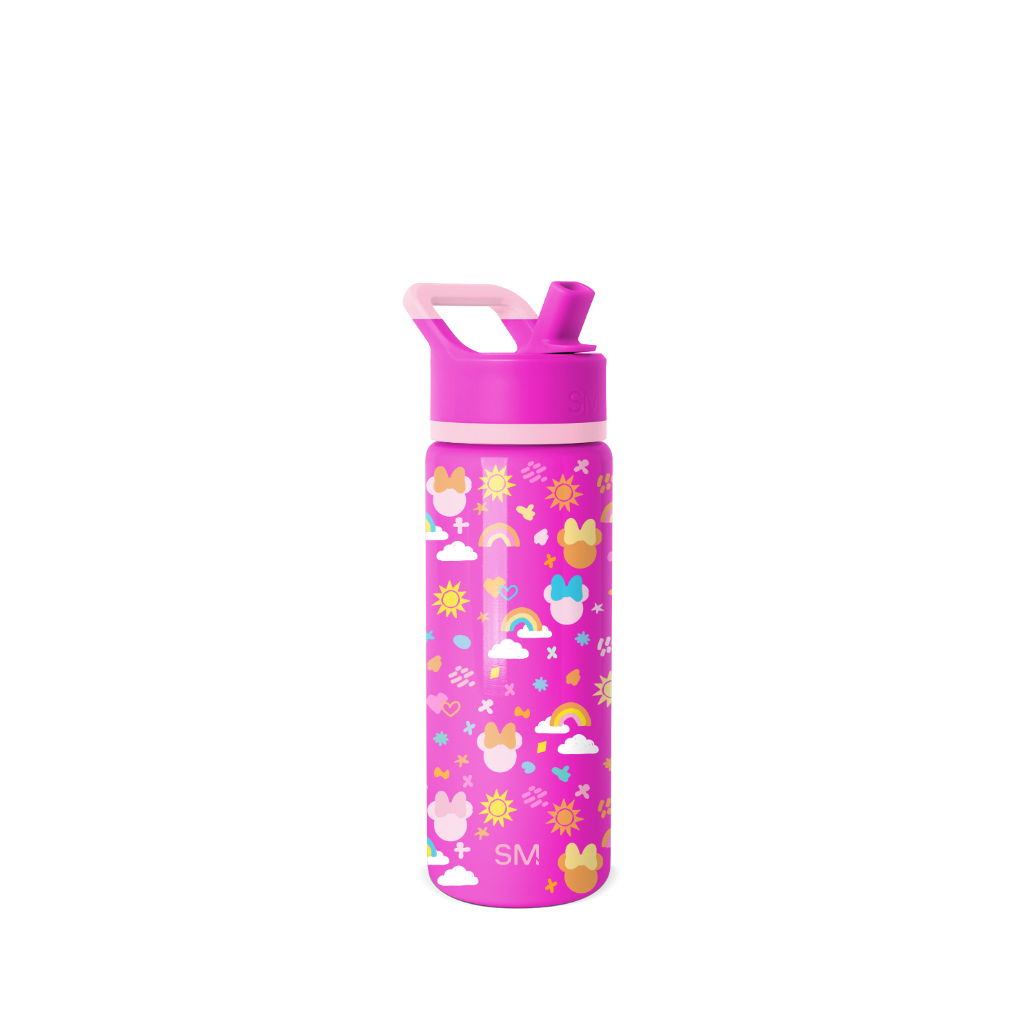 Summit Kids Water Bottle with Straw Lid - 18oz - SM2 - Minnie Doodle