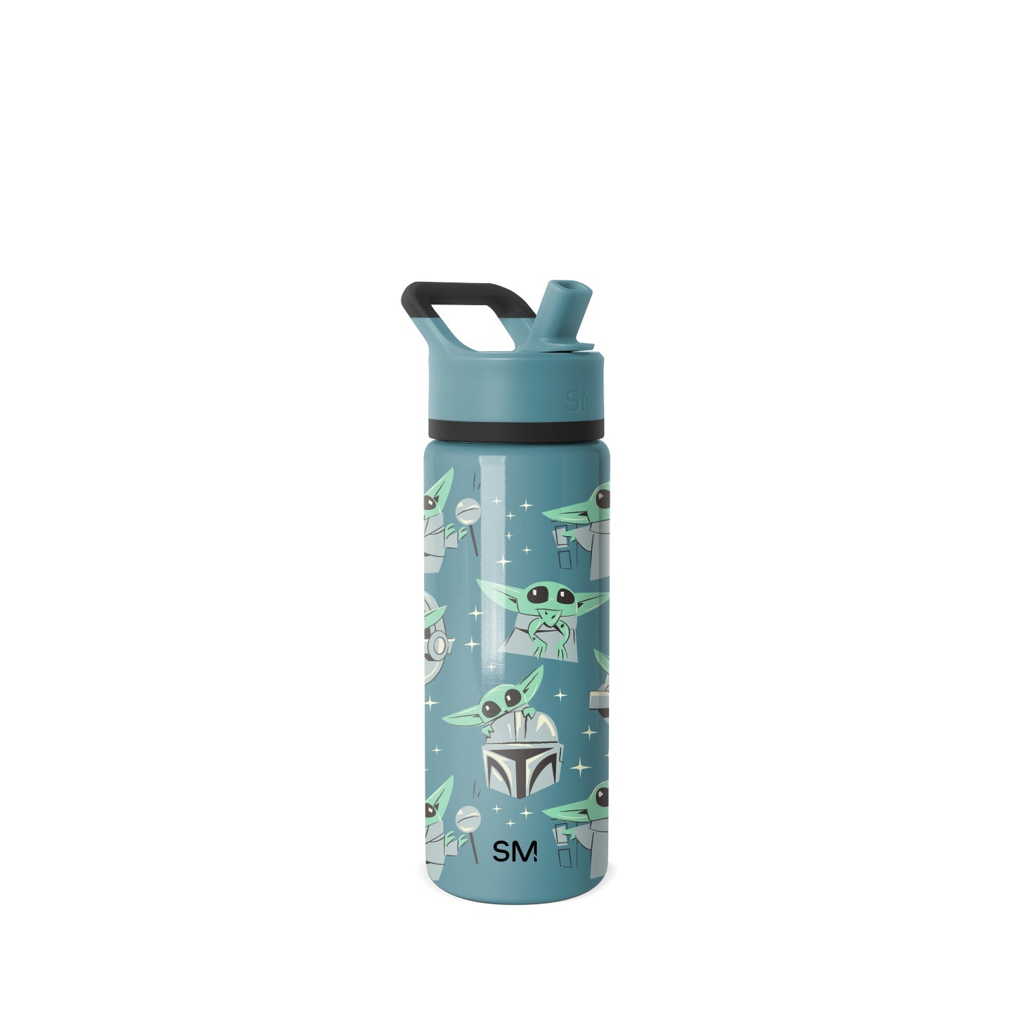 Summit Kids Water Bottle with Straw Lid - 18oz - SM2 - Grogu Doodle