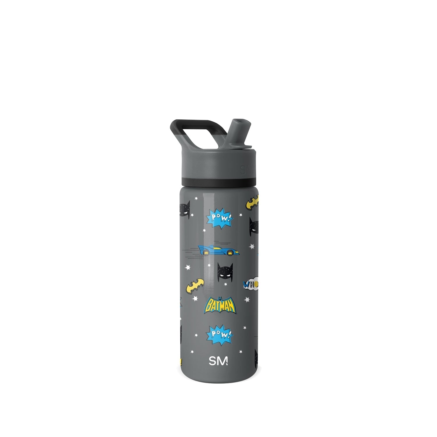Summit Kids Water Bottle with Straw Lid - 18oz - SM2 - Batman POW!