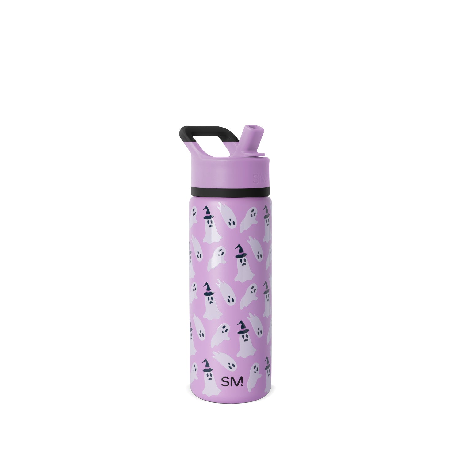 Summit Water Bottle with Straw Lid - 18oz / Witchy Ghosts
