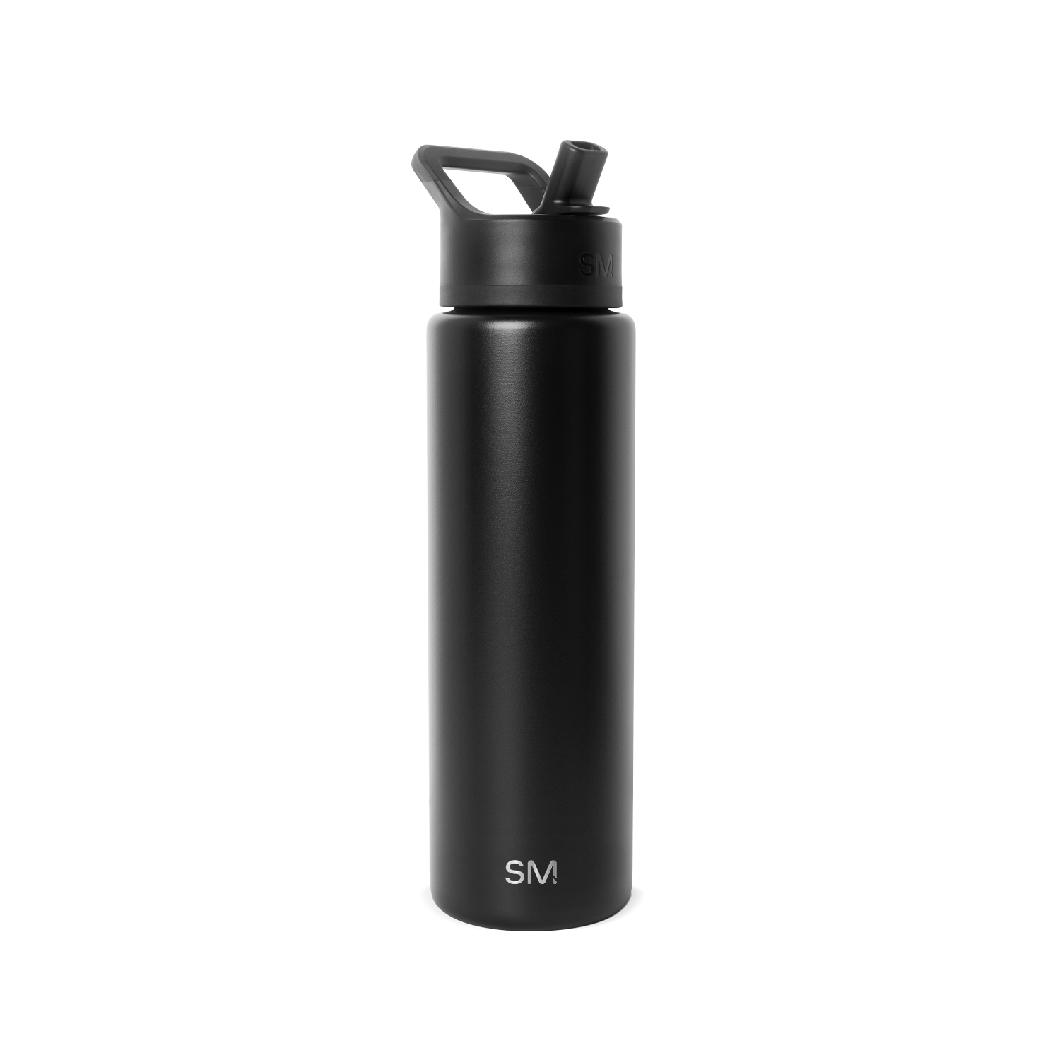 Summit Water Bottle with Straw Lid - 30oz / Midnight Black