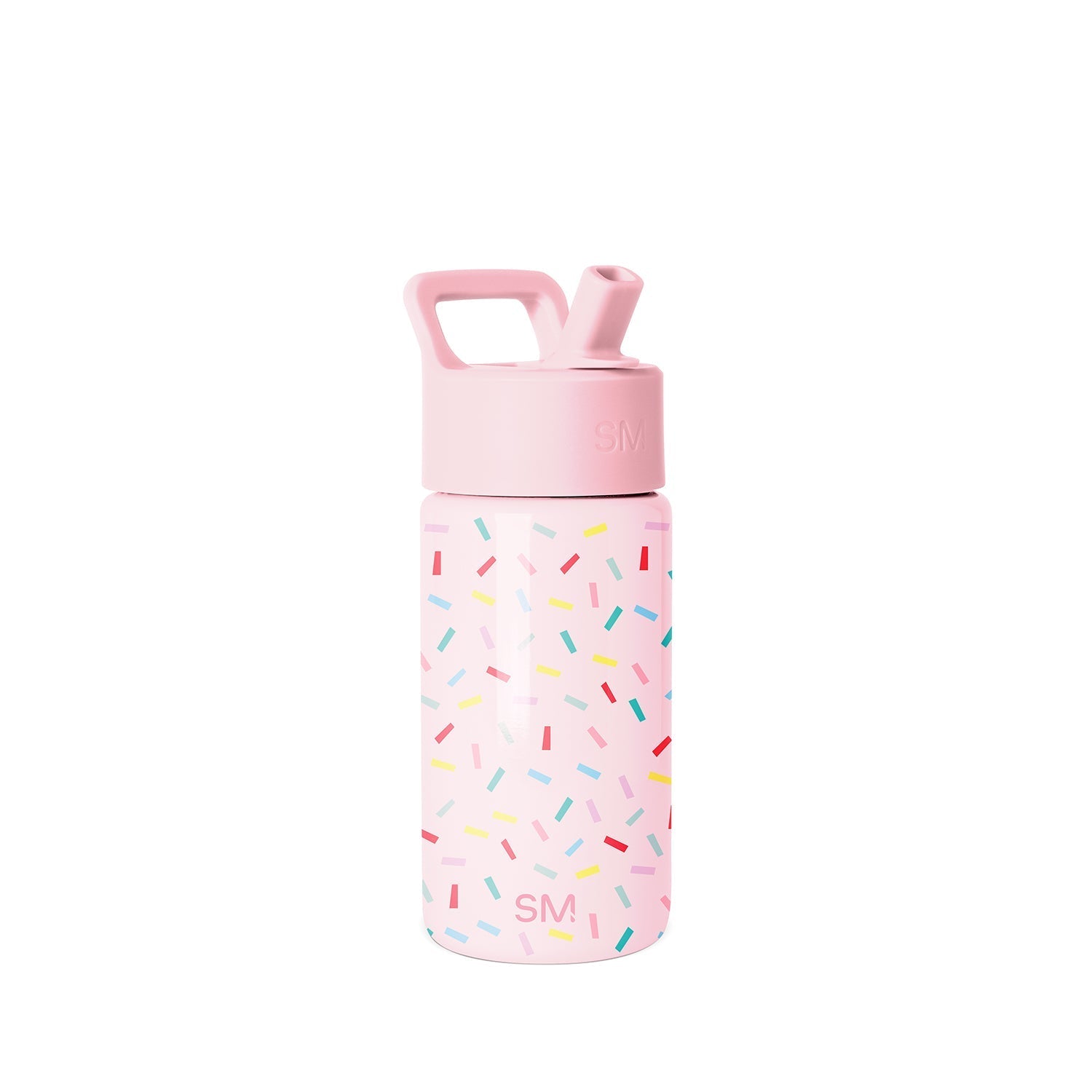 Summit Kids Water Bottle with Straw Lid - 14oz - Confetti / Straw / SM2