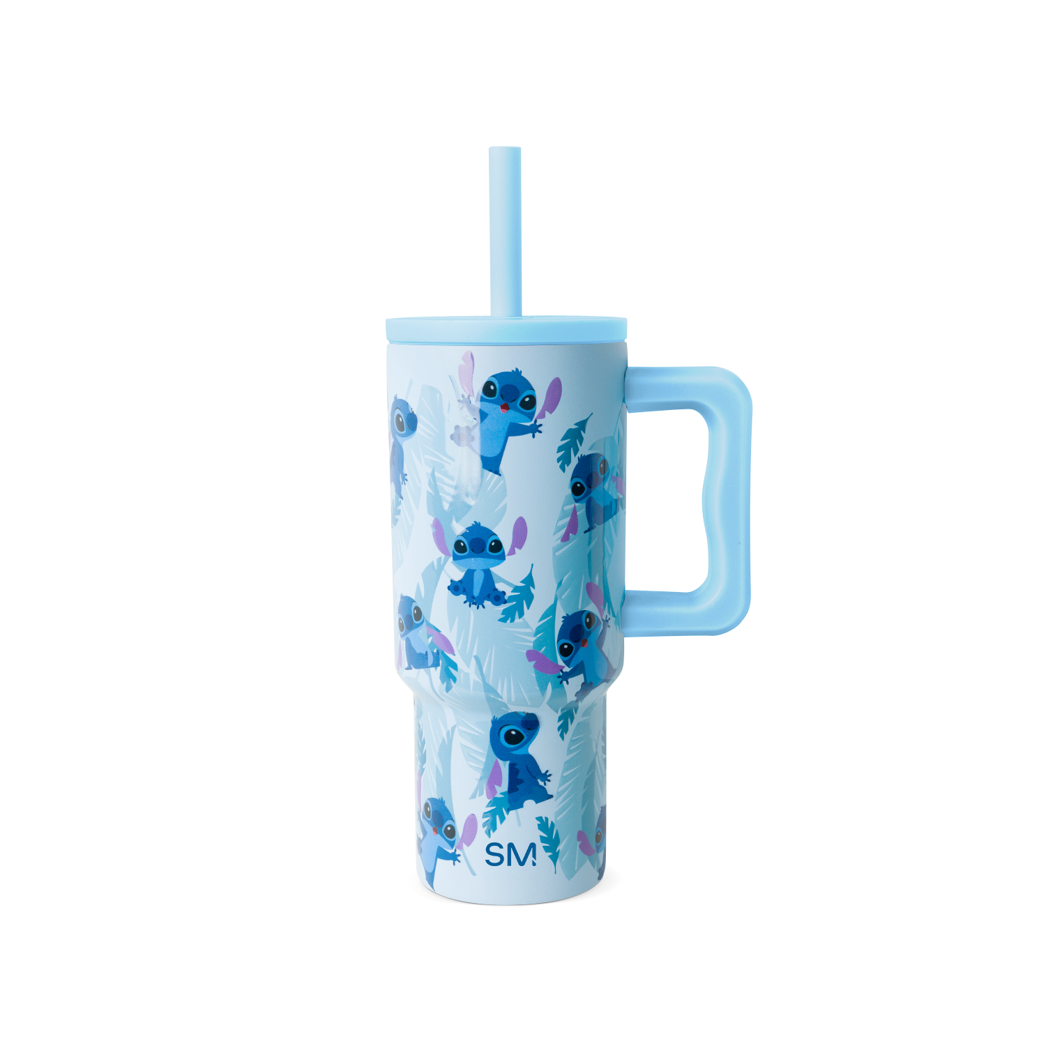 Trek Kids Tumbler with Silicone Straw Lid - 24oz / Tropical Stitch