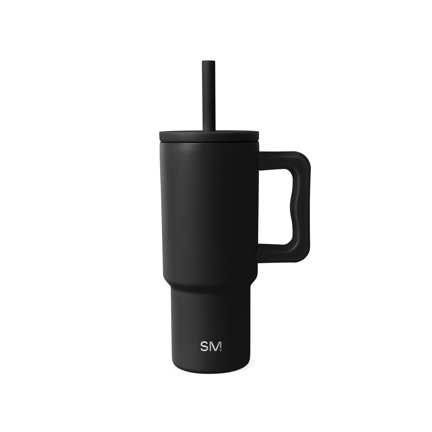 Trek Kids Tumbler with Silicone Straw Lid - 24oz / Midnight Black
