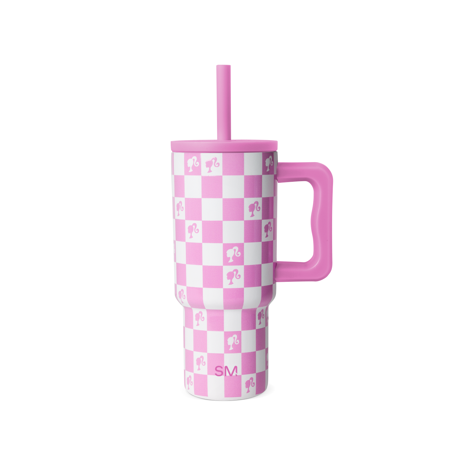 Trek Kids Tumbler with Silicone Straw Lid - 24oz / Barbie Checkmate