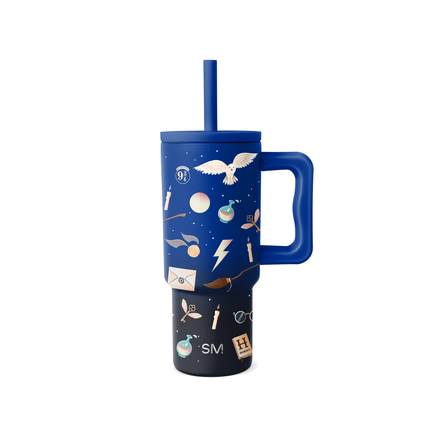 Trek Kids Tumbler with Silicone Straw Lid - 40oz / Harry Potter Magical Mashup