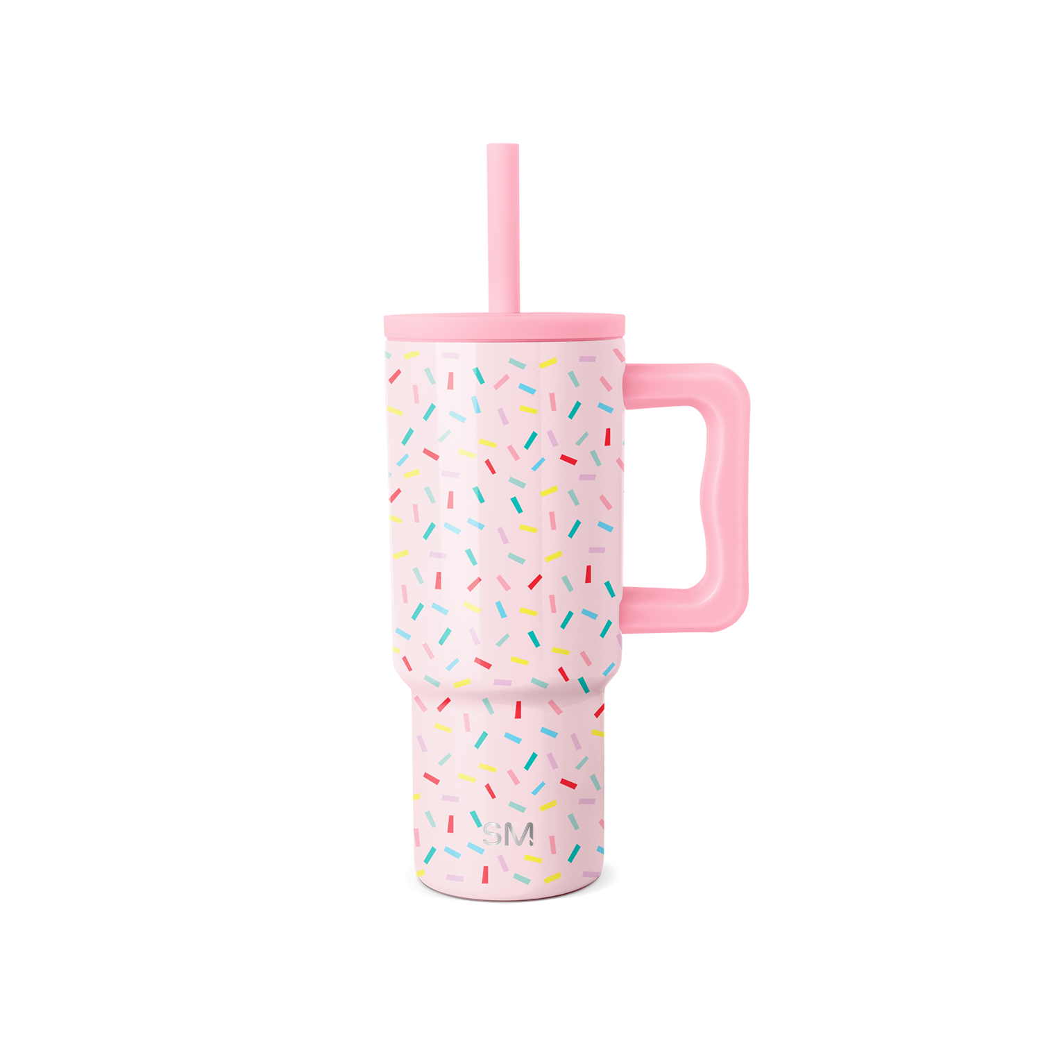 Trek Kids Tumbler with Silicone Straw Lid - 24oz / Confetti