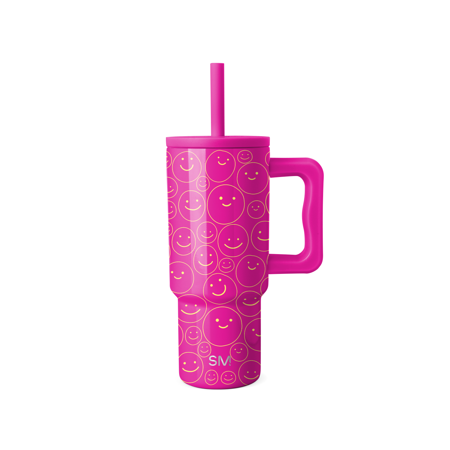 Trek Kids Tumbler with Silicone Straw Lid - 24oz / Happy Days