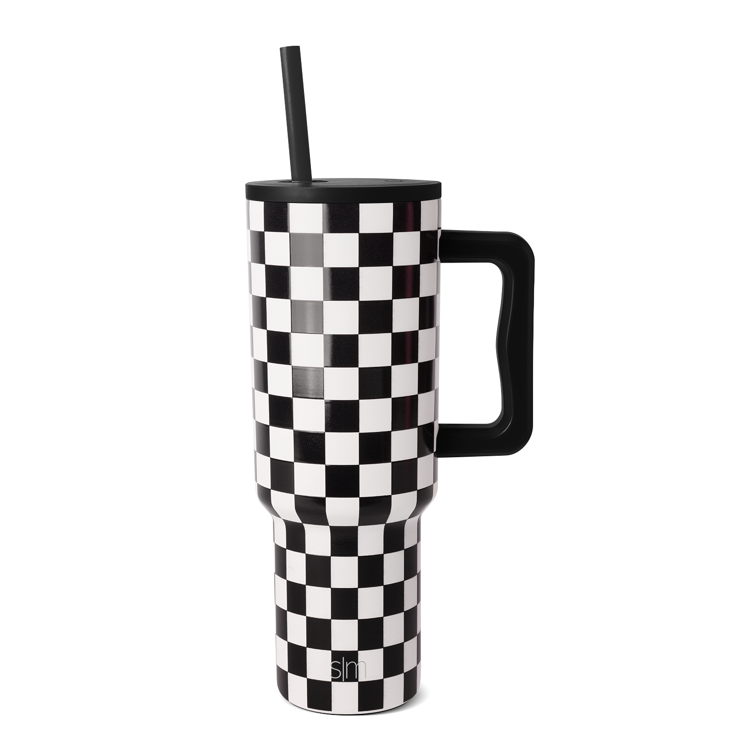 Trek Tumbler - 40oz / Black and White Checkmate